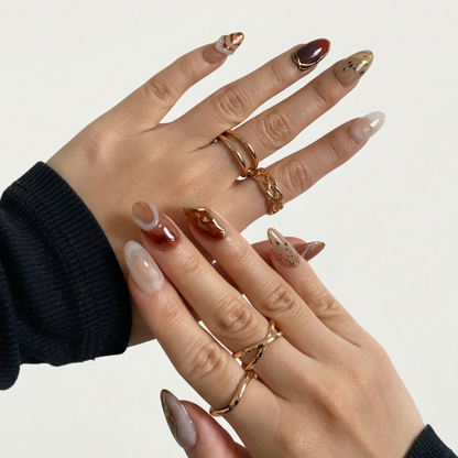Caramel Gold Marble